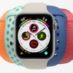 Apple Watch com várias pulseiras coloridas