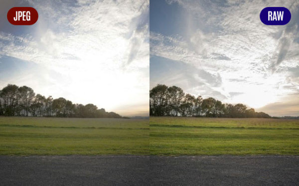 RAW photo on iPhone