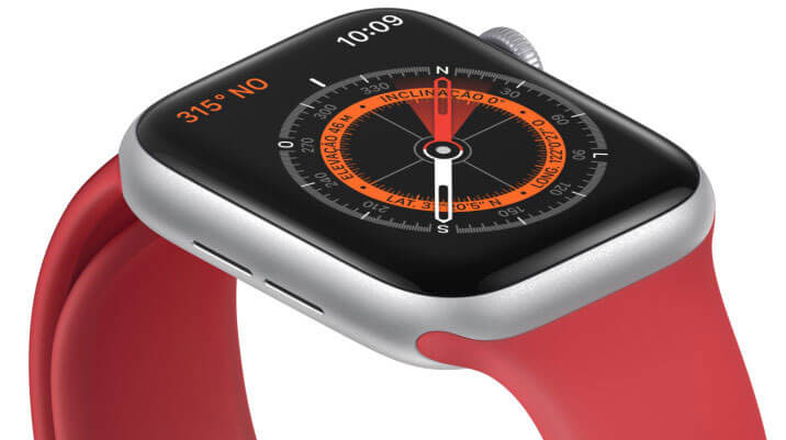 Bússola Apple Watch Series 5
