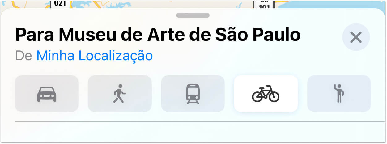 iOS 14 Mapas Ciclismo