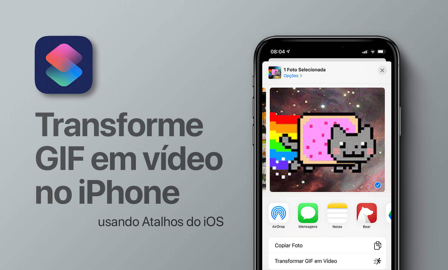 Transforme GIF em vídeo, Converter GIF para vídeo online