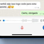 ouvir áudio WhatsApp antes enviar
