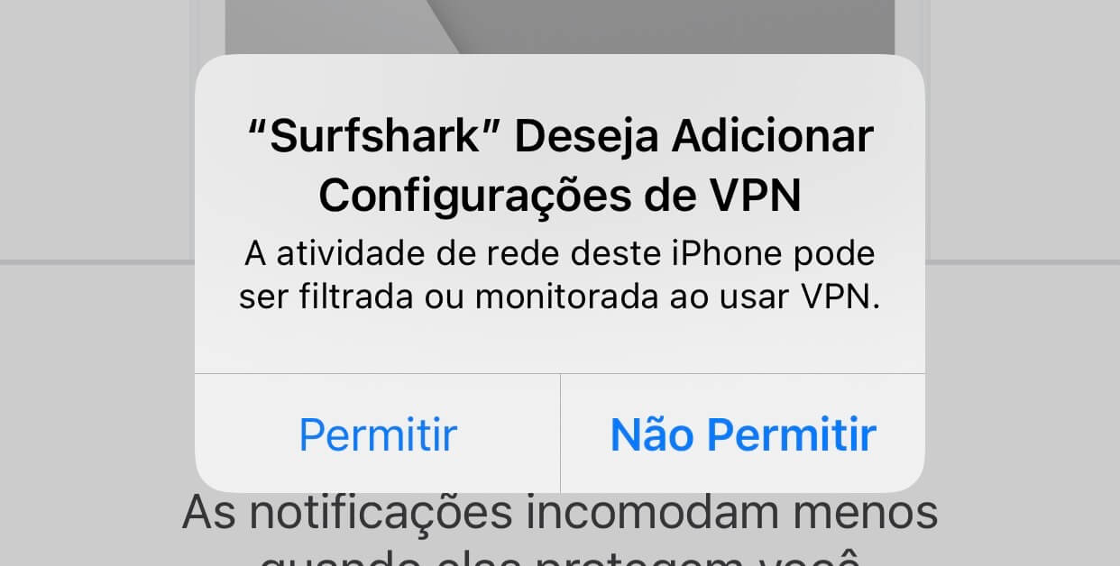 Instalar VPN iPhone