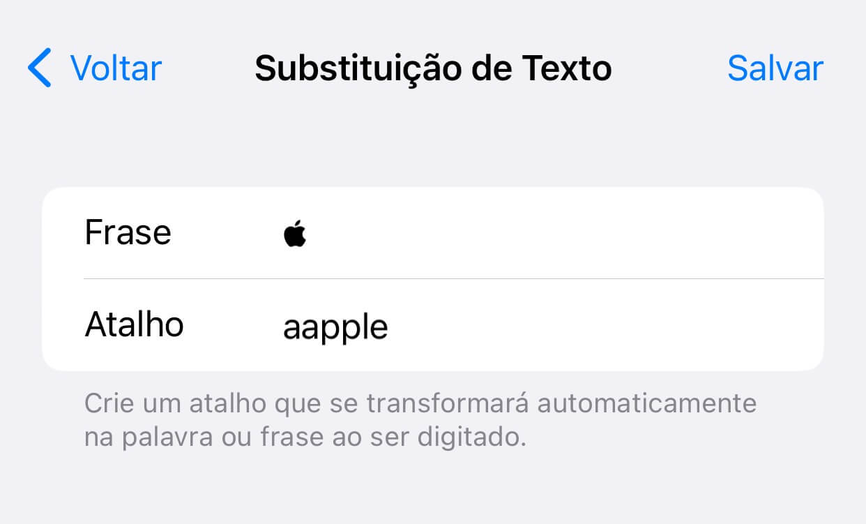 How to type Apple symbol