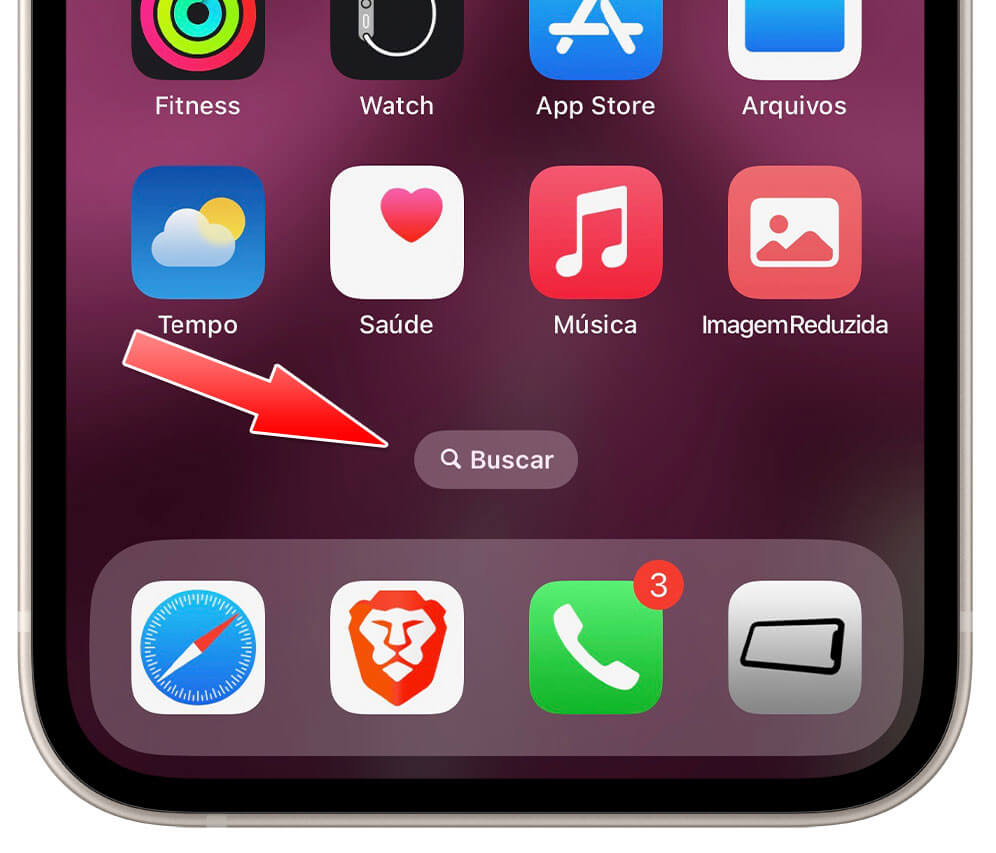 buscar spotlight iOS 16