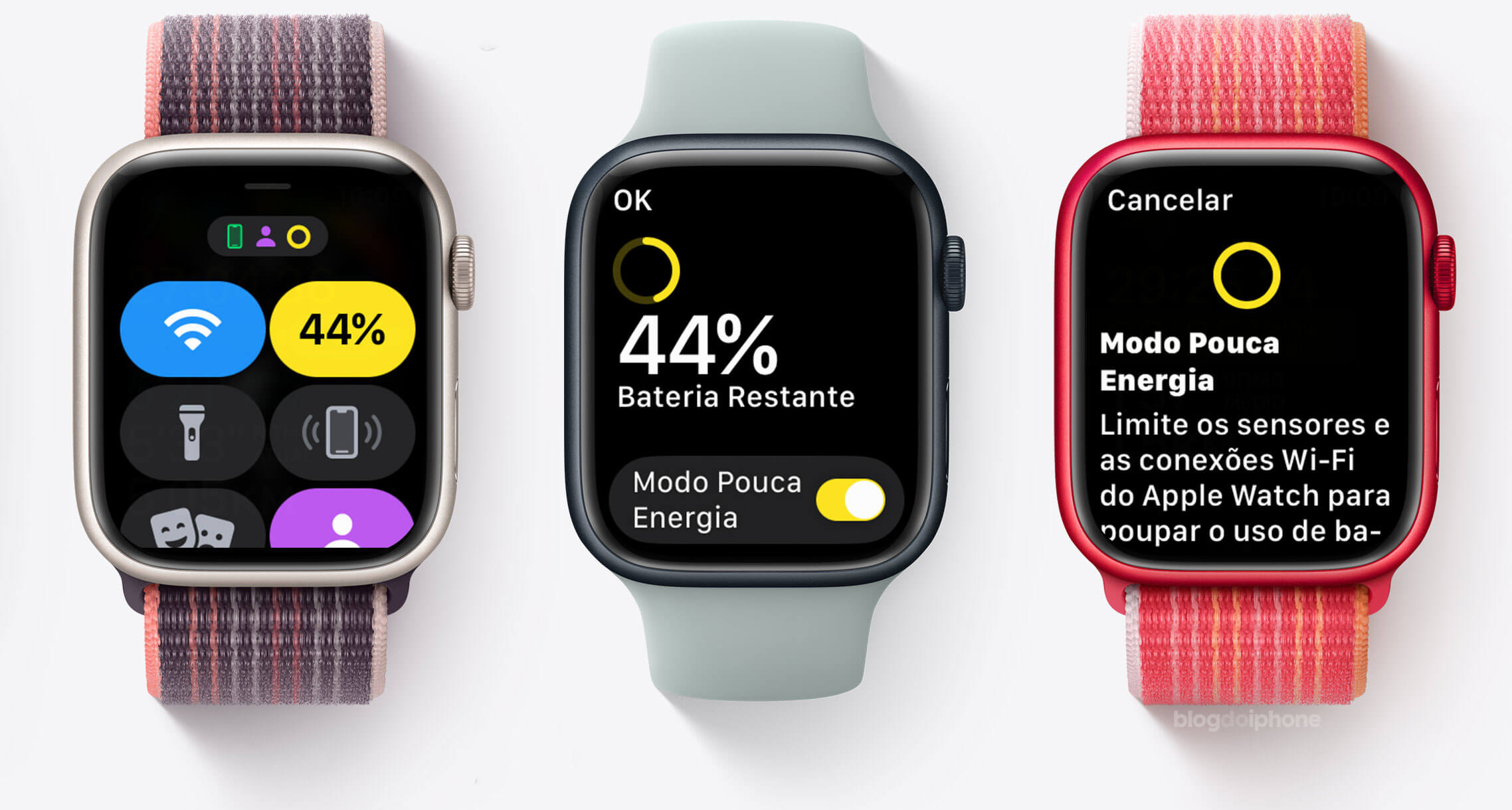 Apple Watch modo pouca energia