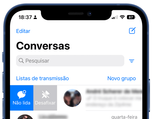 Como fixar conversa no WhatsApp