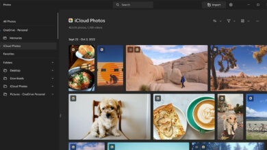 Microsoft Windows 11 Fotos do iCloud