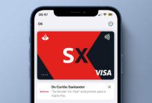 Cartão do Santander no Apple Pay do iPhone