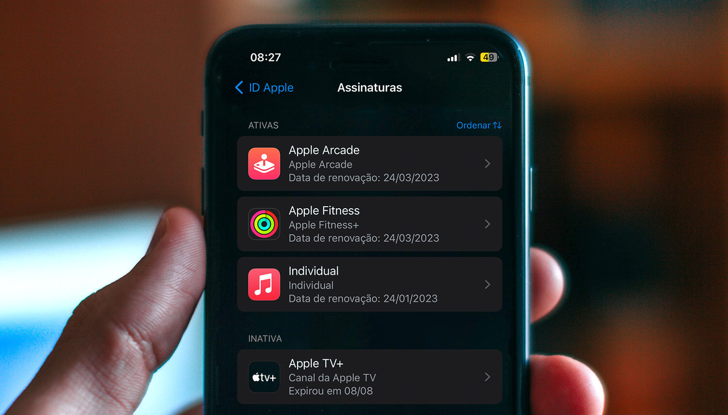 iOS 13 avisa quando o usuário está excluindo app com assinatura ativa