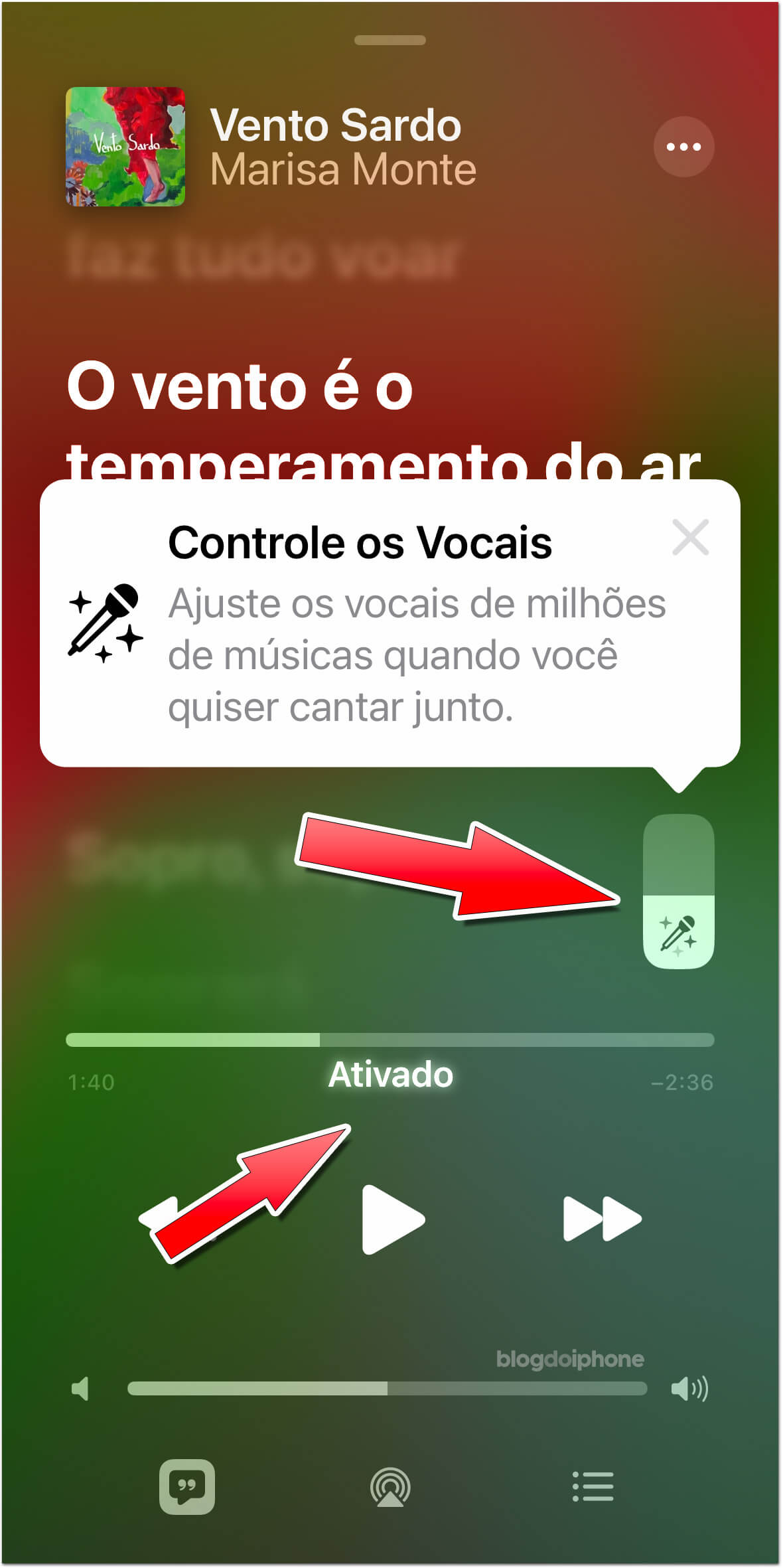 Ver letras e cantar no Apple Music no iPhone ou iPad - Suporte da Apple (BR)