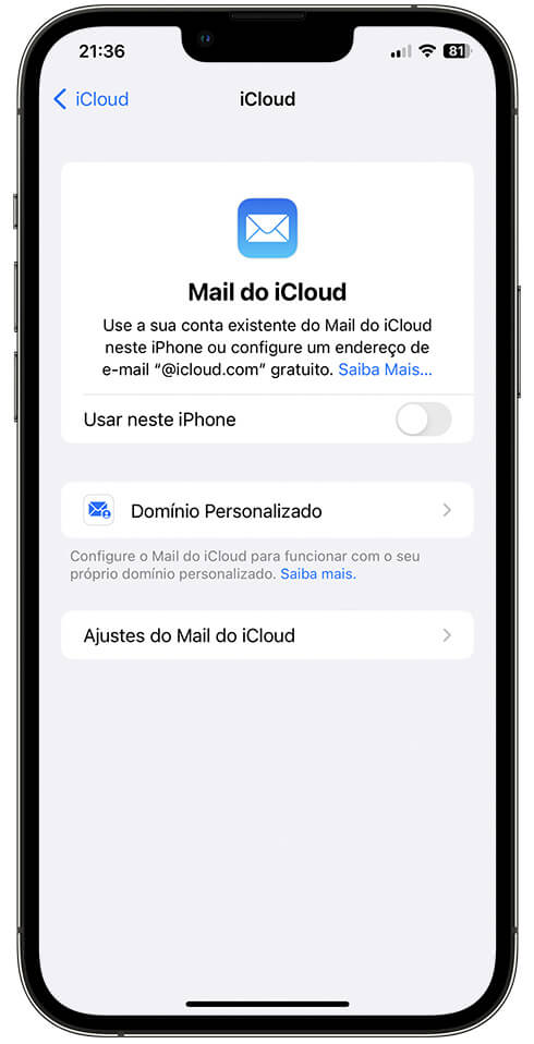 email do iCloud