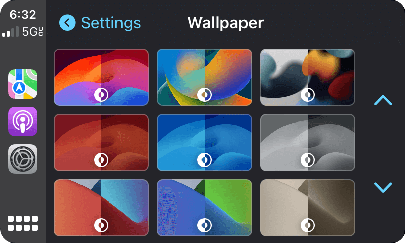 Carplay wallpaper iOS 17