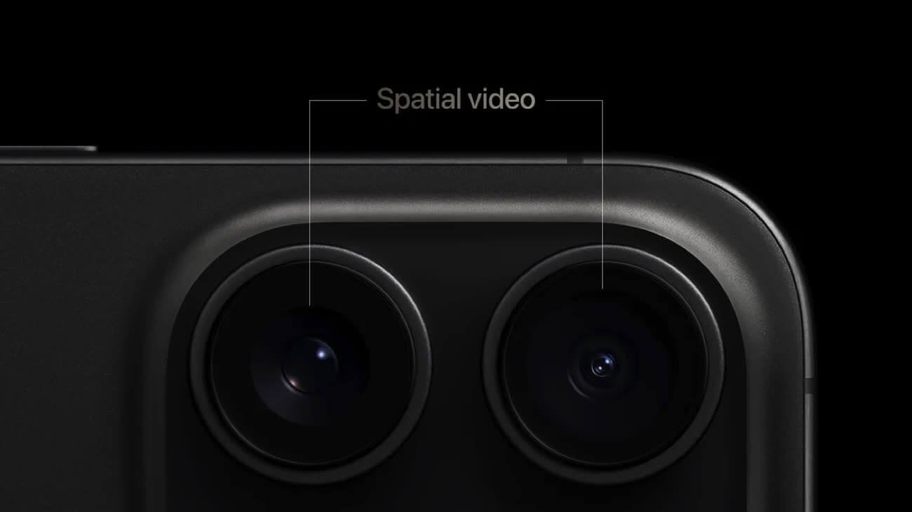 Video espacial Vision Pro iPhone 15 Pro