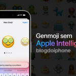Genmoji personalizado criado no iPhone usando ChatGPT