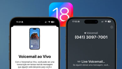 iOS 18 Voicemail ao Vivo