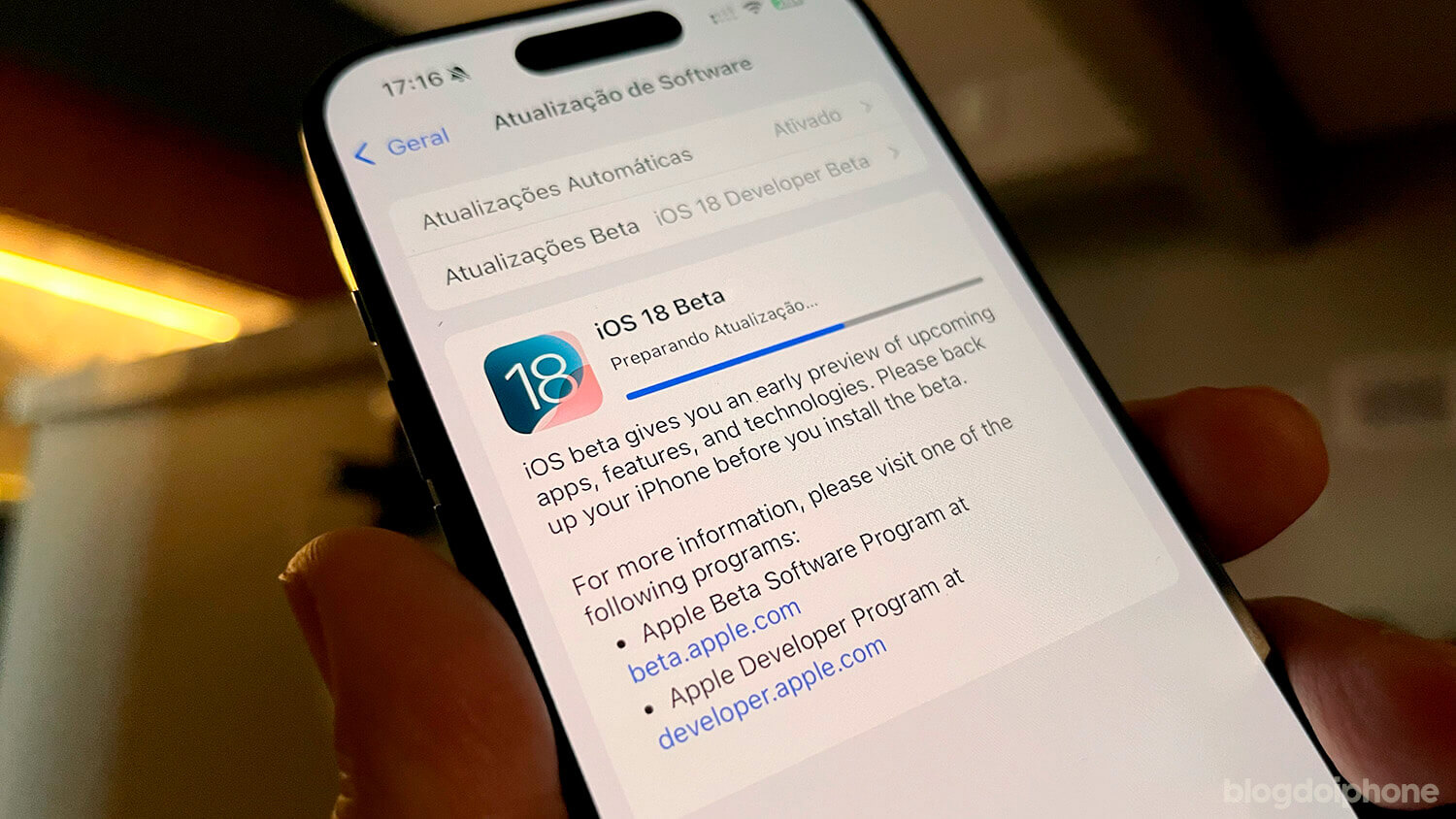 iOS 18 beta