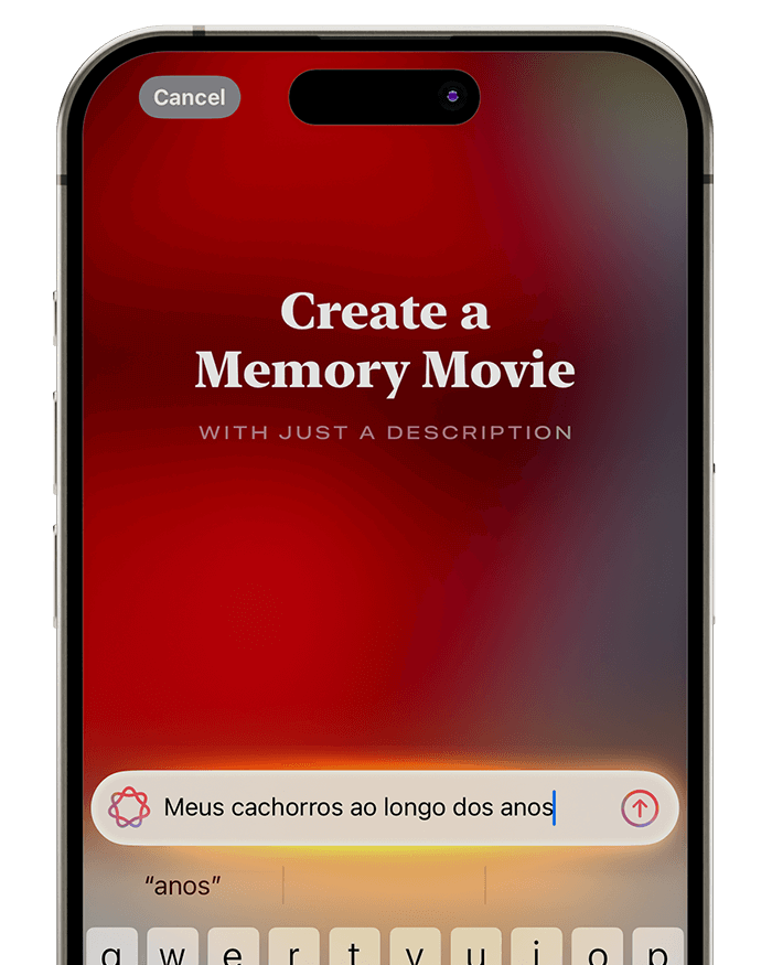 iOS 18 Fotos - Create Memory