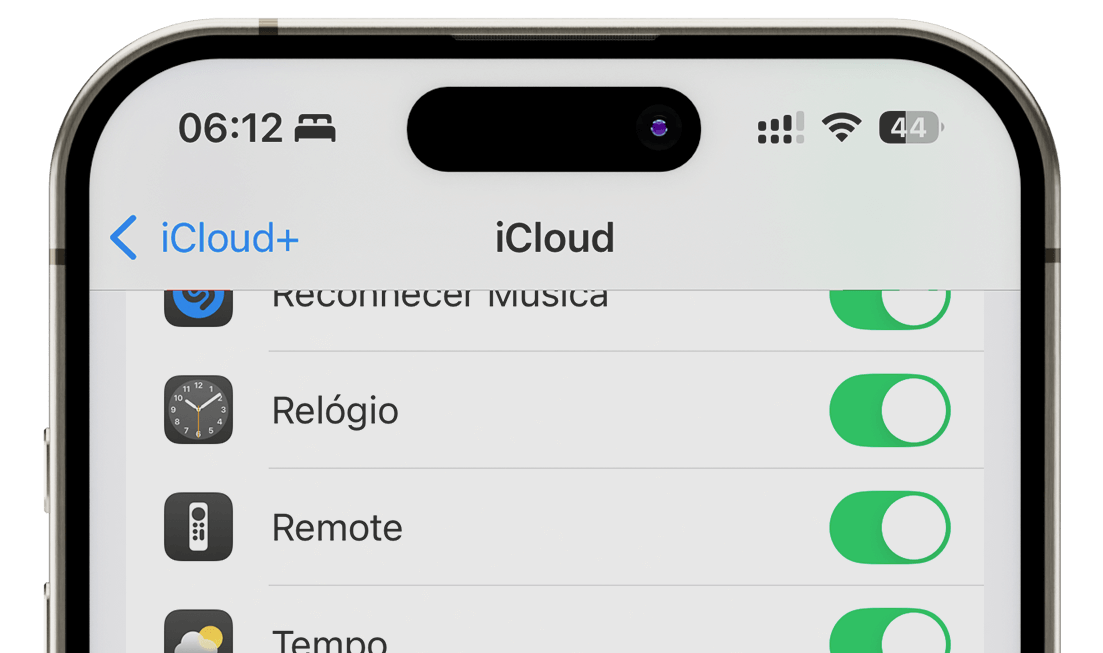 iOS 18 beta Relogio iCloud