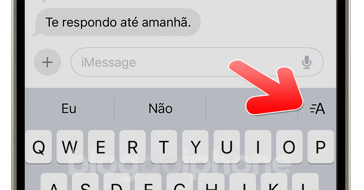 Formatação de texto no iMessage - iOS 18