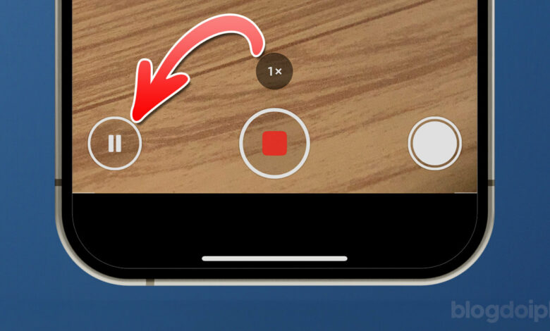 Pausa de vídeo na Camera do iPhone - iOS 18