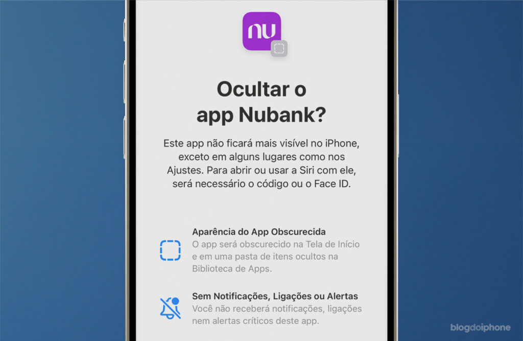 Ocultar aplicativos iPhone iOS 18