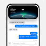 Mensagens via satelite iOS 18