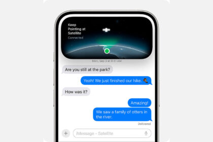 Mensagens via satelite iOS 18