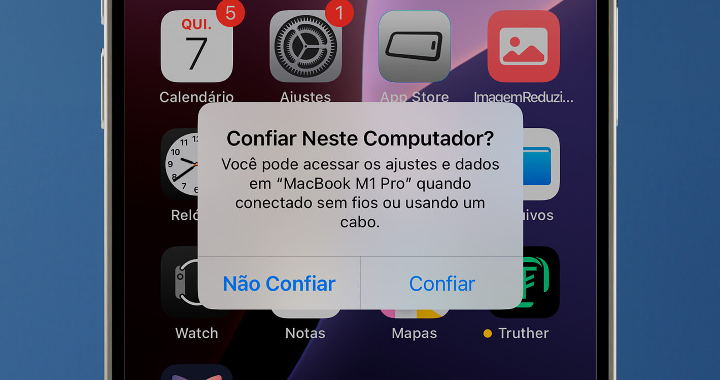 Confiar Nesse Computador - iPhone iOS