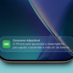 Consumo Adaptável bateria iOS 26
