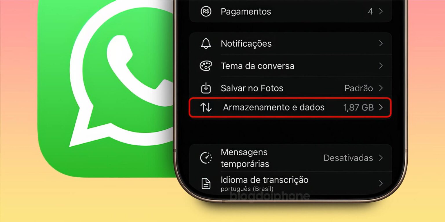 WhatsApp armazenamento hero