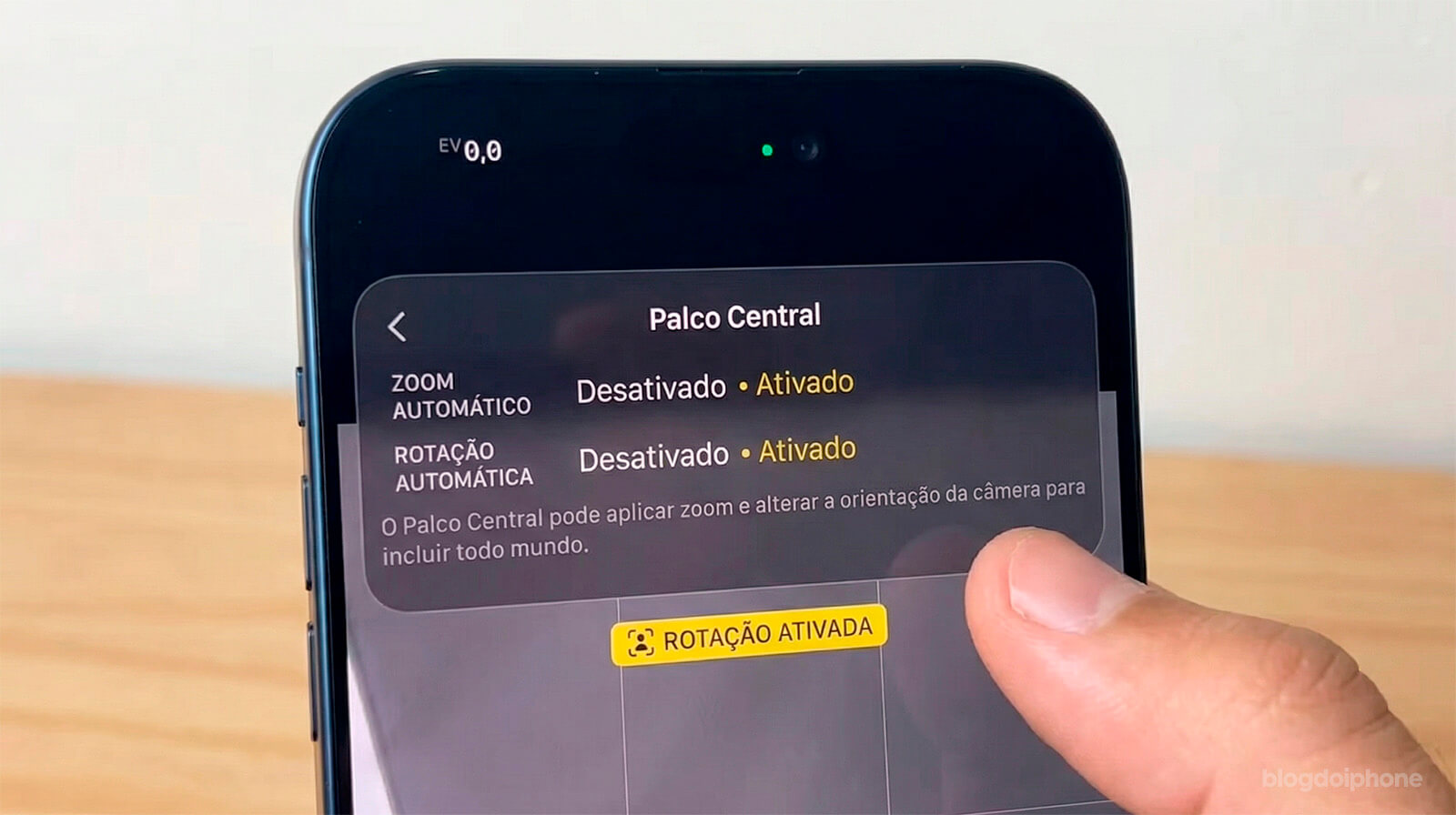 Palco Central iPhone 17