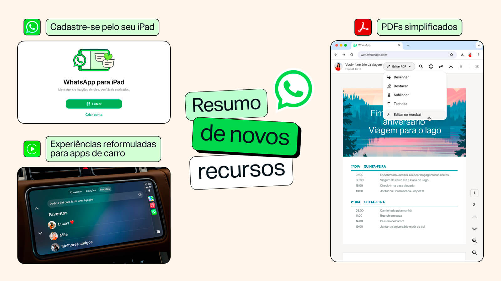 WhatsApp no iPad agora funciona sem depender do iPhone para criar uma conta